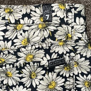7 For All Mankind Floral Skinny Denim